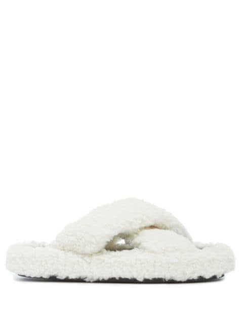 Apparis Biba Luxe Teddie faux-shearling slippers