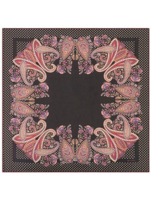 ETRO paisley-print silk scarf Women