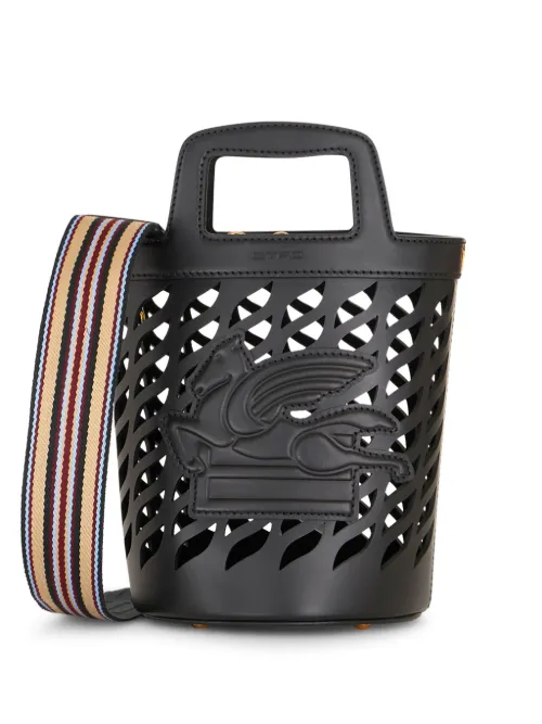 ETRO sac seau Coffa en cuir - Noir - ETRO - Modalova