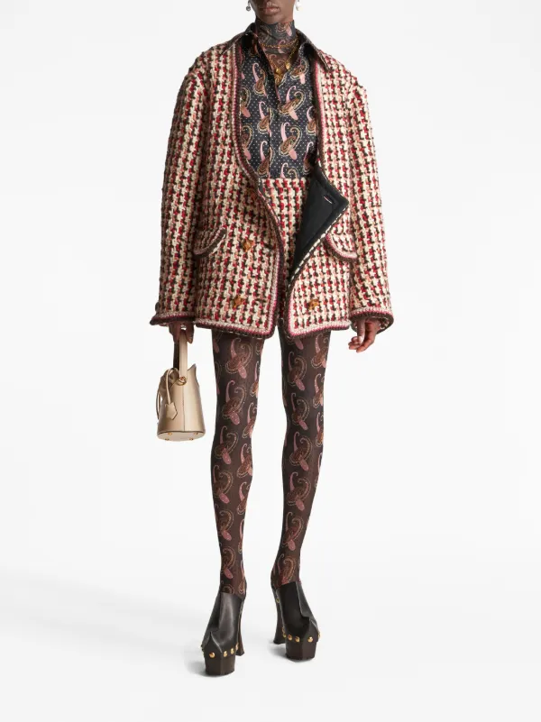 ETRO ブークレ ミニスカート | レッド | FARFETCH JP ETRO ブークレ ミニスカート | レッド | FARFETCH JP