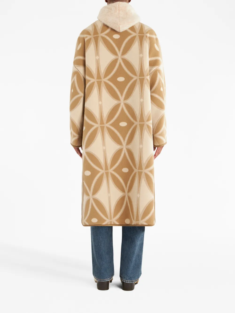 ETRO Stropdas met jacquard Beige