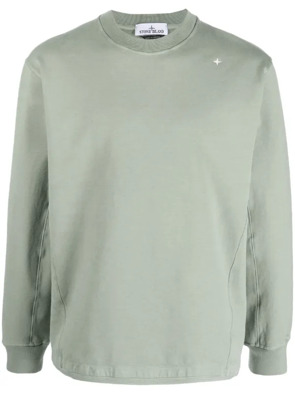 Stone island embroidered best sale sweatshirt