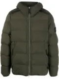 Stone Island Compass-patch padded down jacket - Green