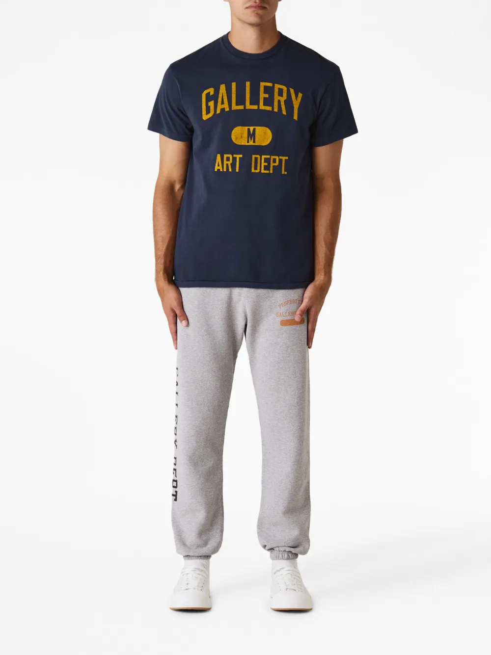 GALLERY DEPT. logo-print cotton T-shirt - Blauw