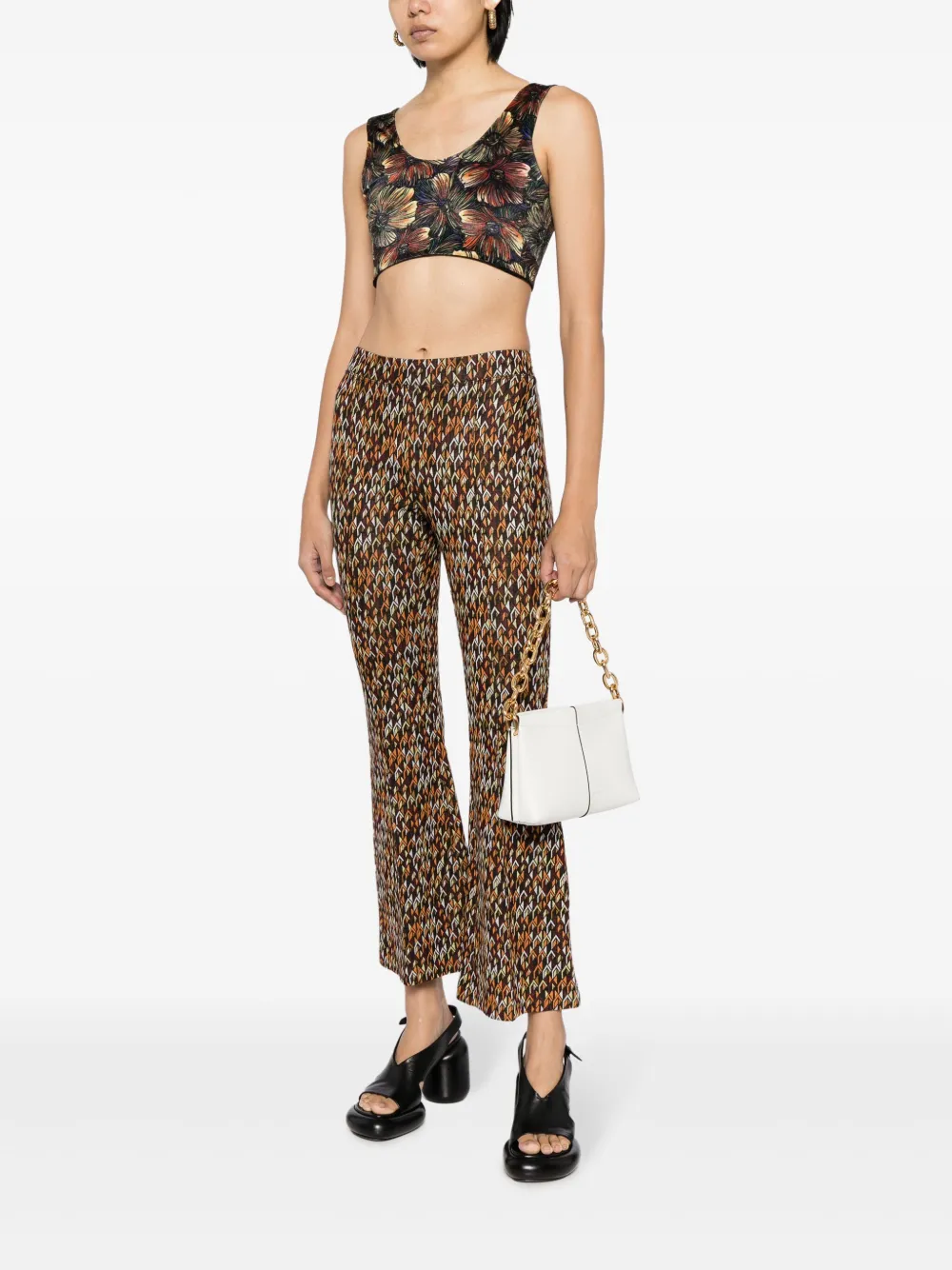 Rosetta Getty Tanktop met bloemenprint - Veelkleurig