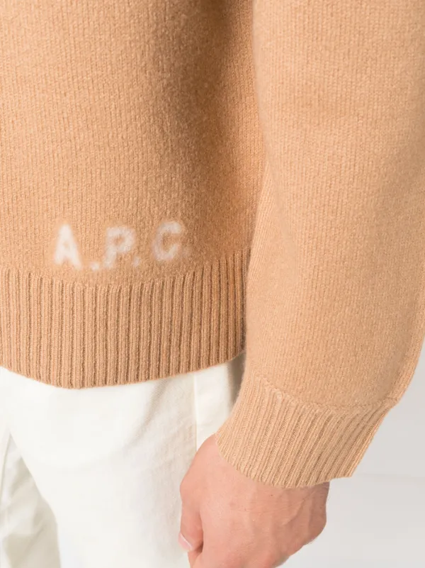 A.P.C. ロゴ セーター | ブラウン | FARFETCH JP