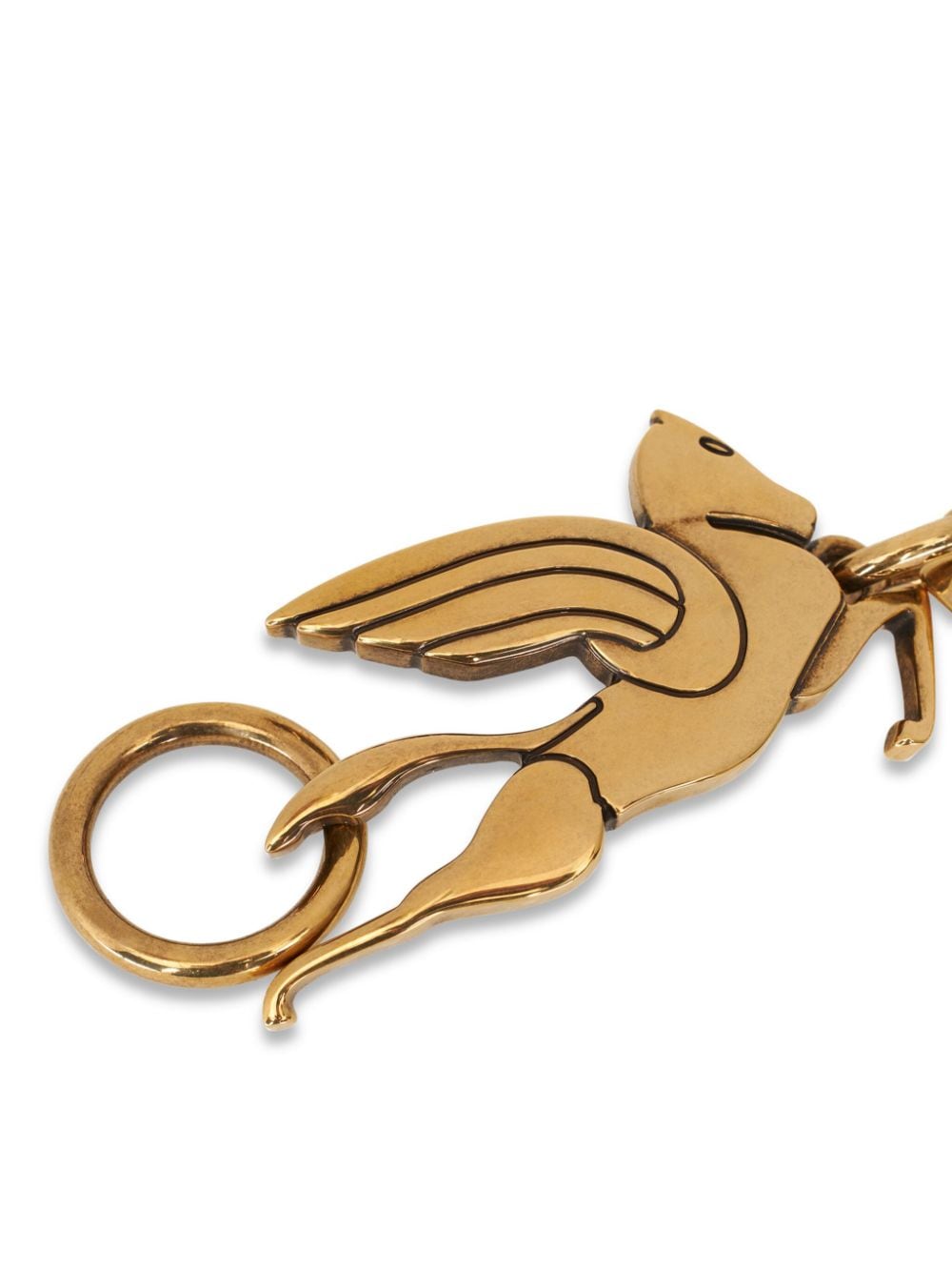 Shop Etro Pegaso-motif Scarf Pin In Gold