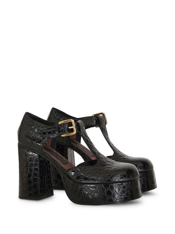 ETRO Mary Jane 110mm round-toe Pumps Black FARFETCH NZ