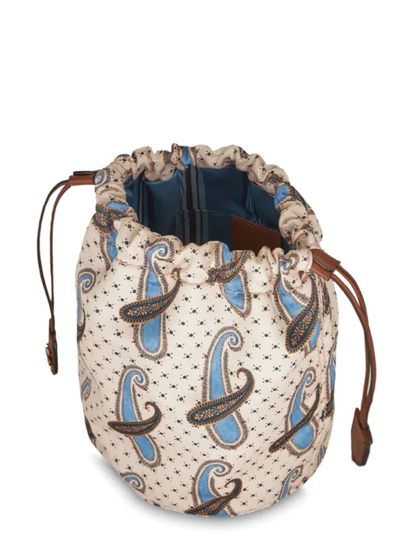 ETRO Women s Paisley Print Drawstring Pouch