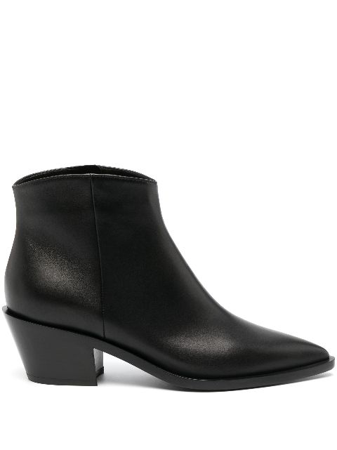 Gianvito Rossi 60mm pointed-toe leather boots Women