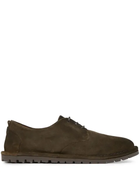 Marsèll zapatos oxford de gamuzq con agujetas