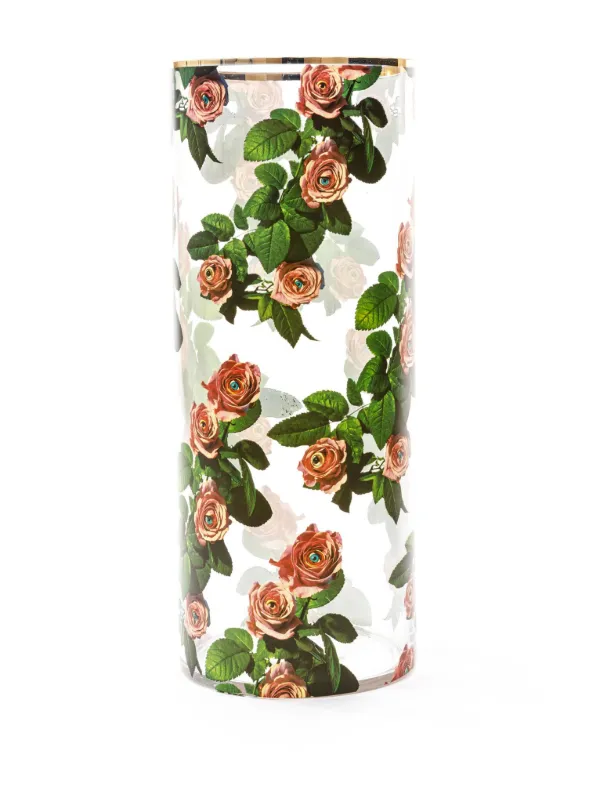 Seletti フローラル フラワーベース 20cm x 50cm | ニュートラル