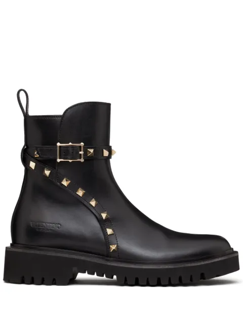 Valentino Garavani Rockstud 40mm leather ankle boots