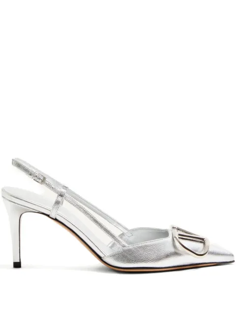 Valentino Garavani 80mm VLogo slingback pumps
