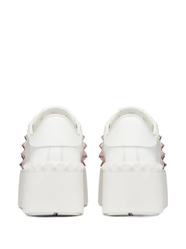 Valentino Garavani Rockstud Untitled Leather Flatform