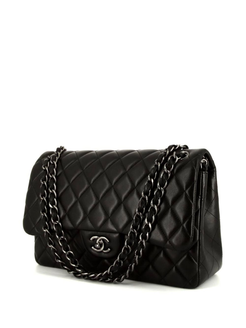 CHANEL Pre Owned Jumbo Timeless Schultertasche Schwarz FARFETCH DE