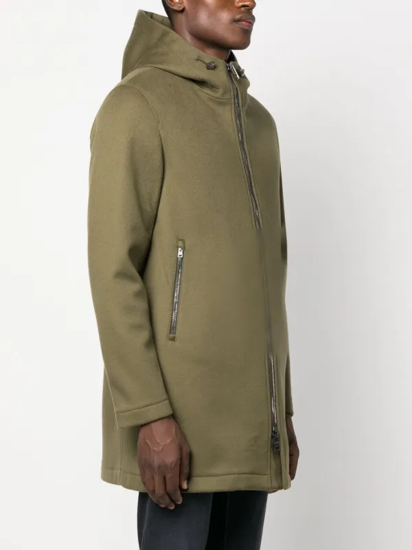 Herno ヘルノ フーテッドジップアップ　スプリングコート HERNO ジップアップ スプリングコート Herno ヘルノ フーテッド