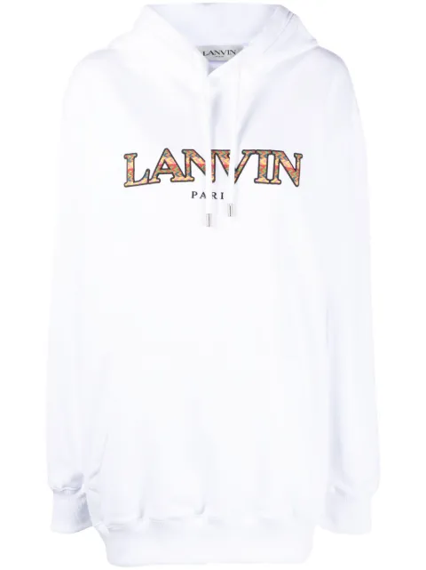 Lanvin logo-embroidered hoodie
