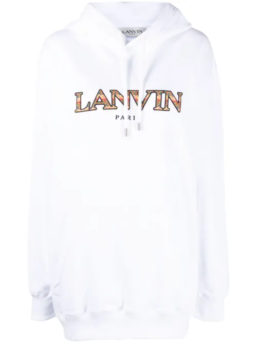 Hoodie à logo brodé - Lanvin - Modalova