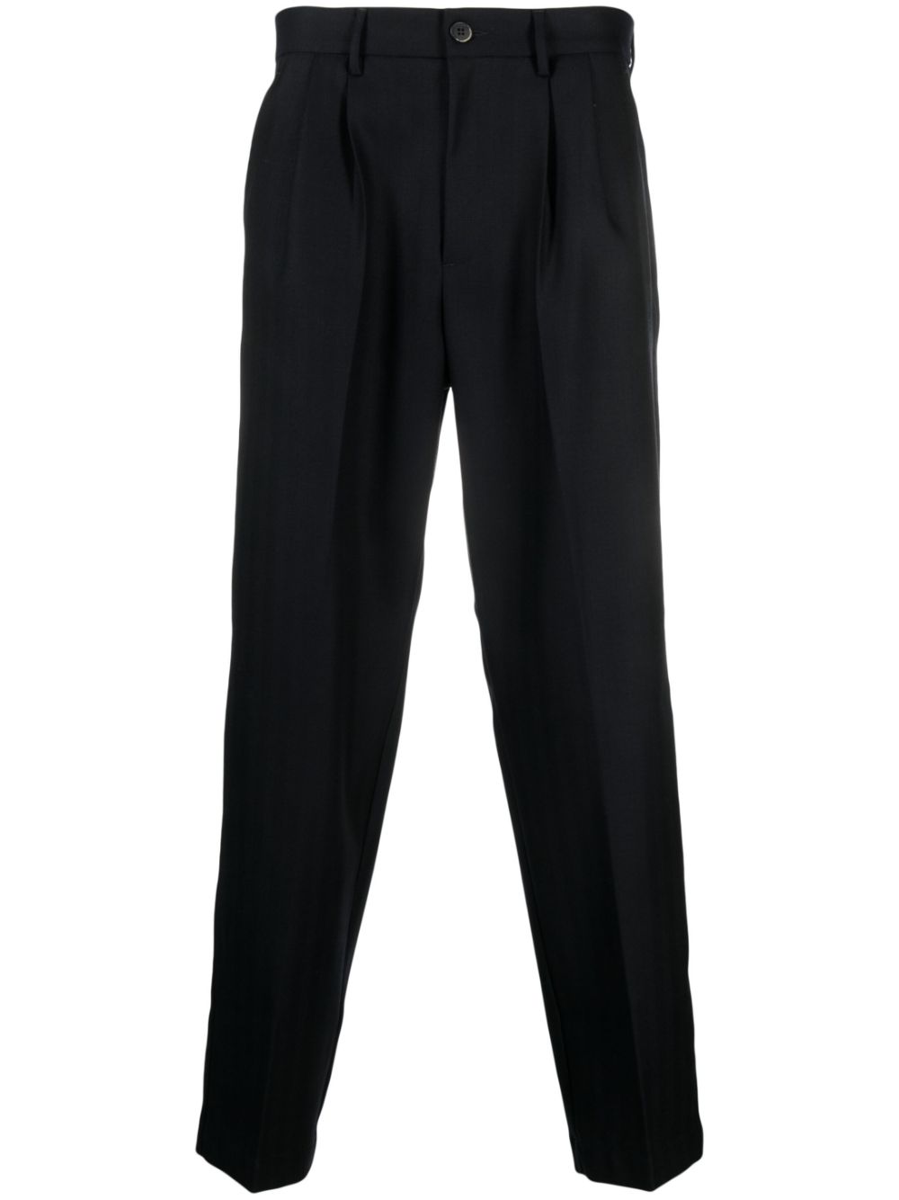 Barena pleat-detailing wool trousers - Blue