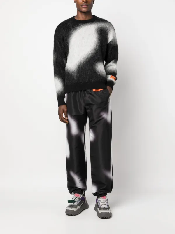 Heron Preston プリント トラックパンツ | ブラック | FARFETCH JP