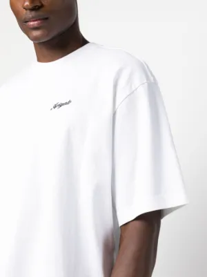 logo-embroidered T-shirt 6