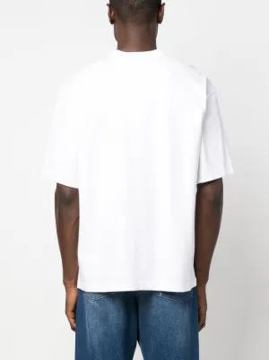 logo-embroidered T-shirt 5