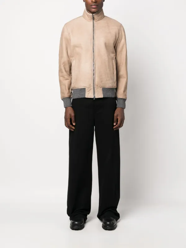 barba レザージャケット　100%本皮　短丈 barba レザージャケット 100%本皮 短丈 Barba ジップアップ レザー