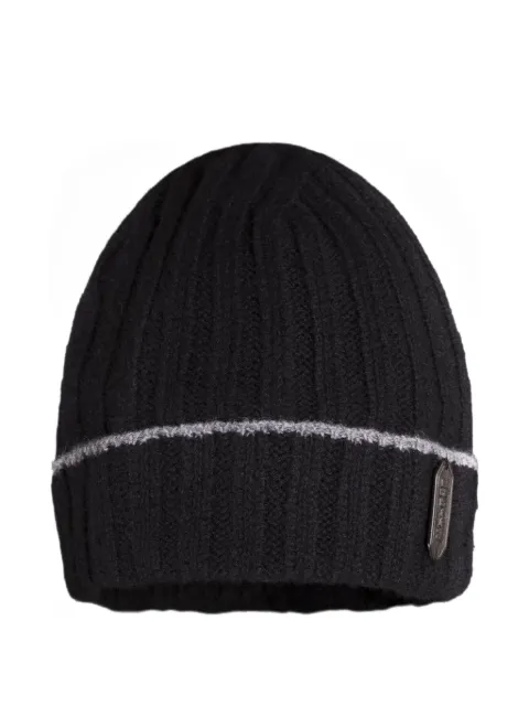 Moorer ribbed-knit beanie hat