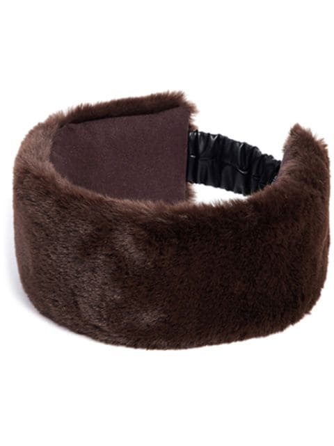 Apparis faux-fur hair band