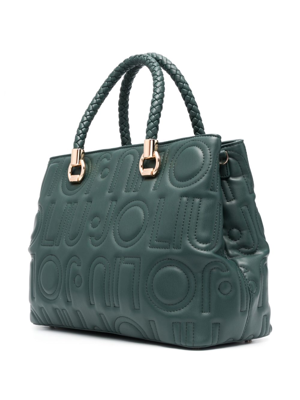 LIU JO logo-debossed shoulder bag - Groen