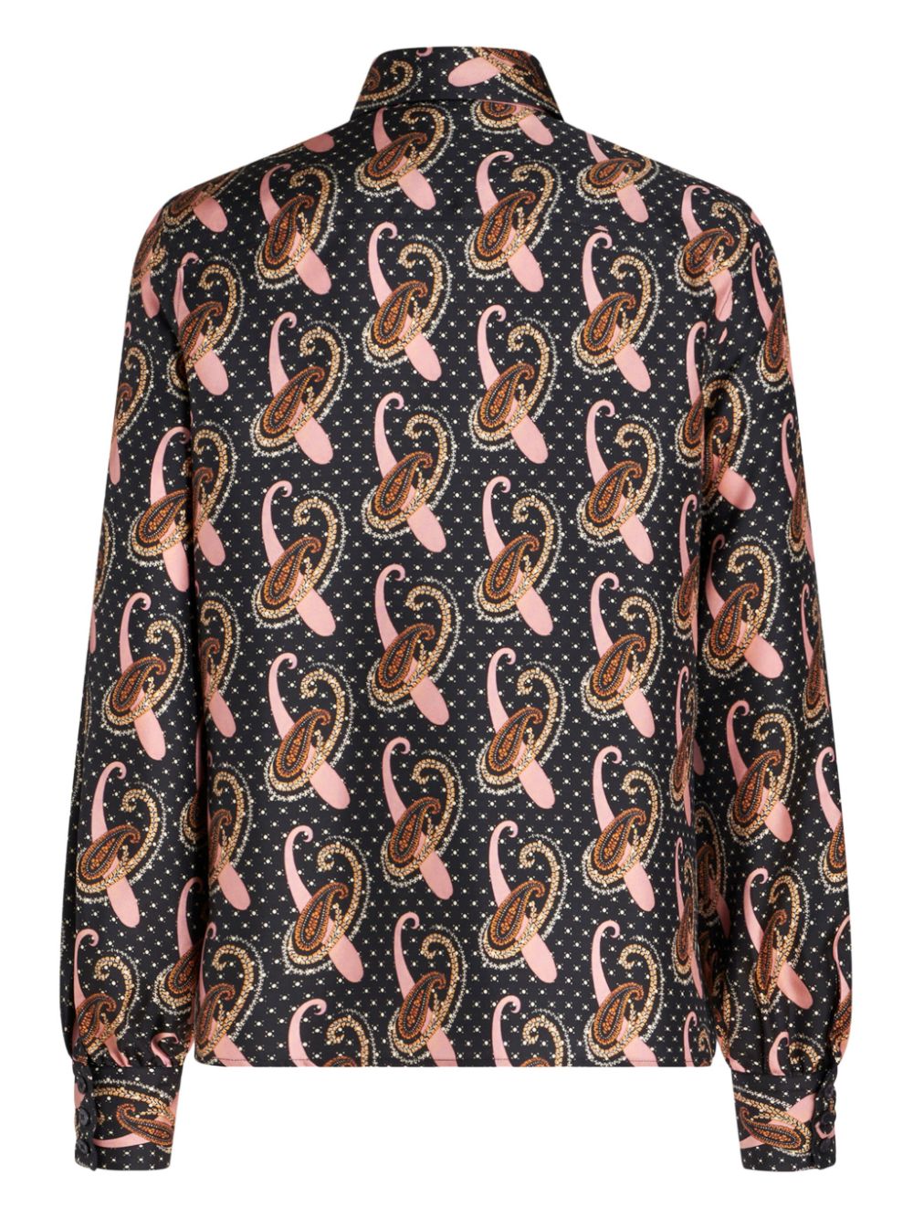 ETRO graphic-print silk shirt Women