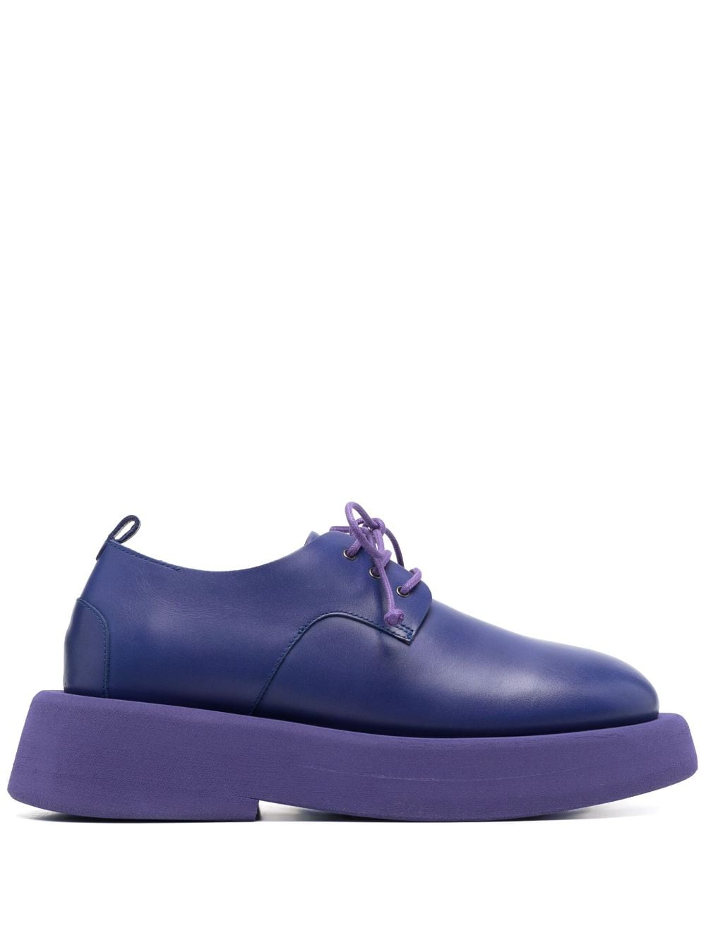 Marsèll Colour-block Leather Oxford Shoes In Blue