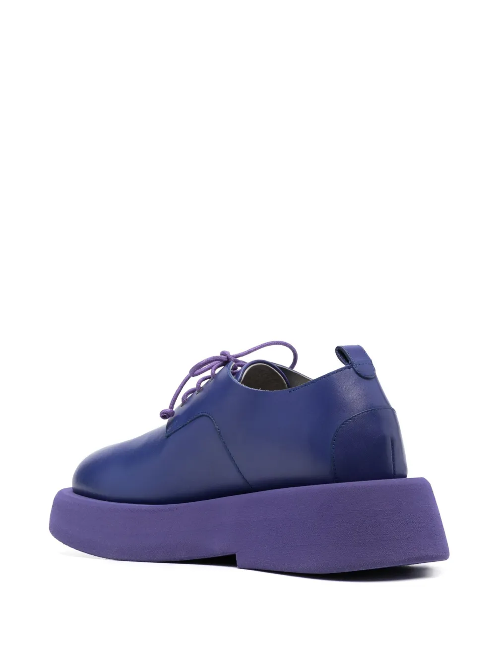 Shop Marsèll Colour-block Leather Oxford Shoes In Blue