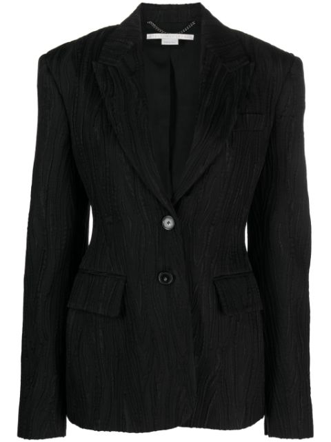 Stella McCartney jacquard single-breasted blazer Women