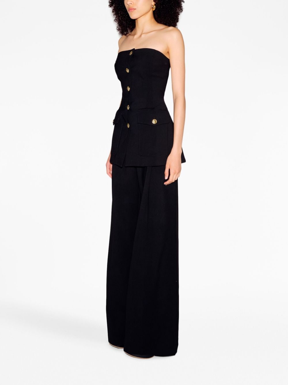 Rosetta Getty Silk Backless Corset Top - Farfetch