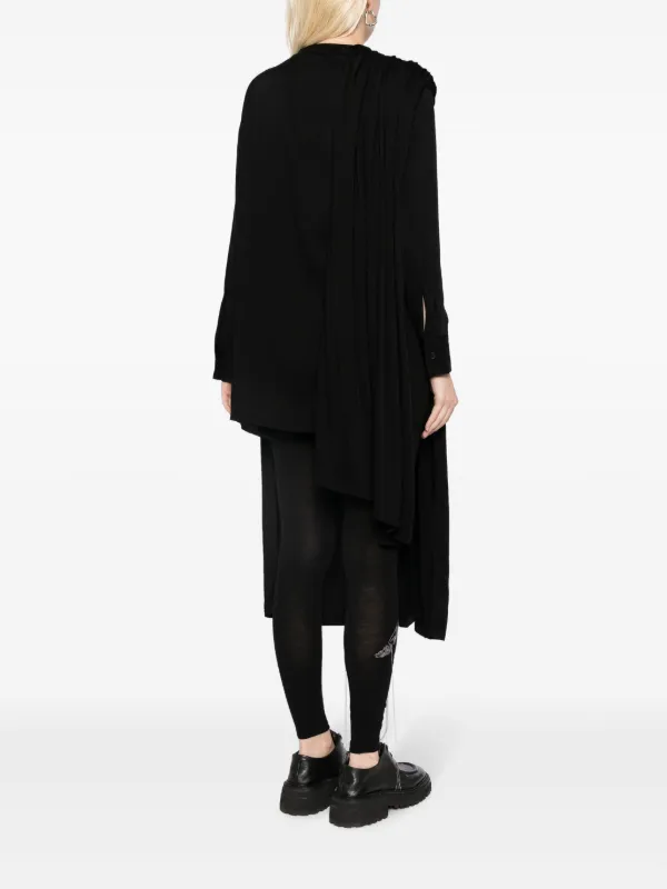 Yohji Yamamoto ドレープ ドレス | ブラック | FARFETCH JP