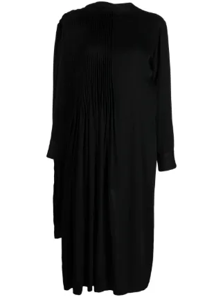 Yohji Yamamoto ドレープ ドレス | ブラック | FARFETCH JP