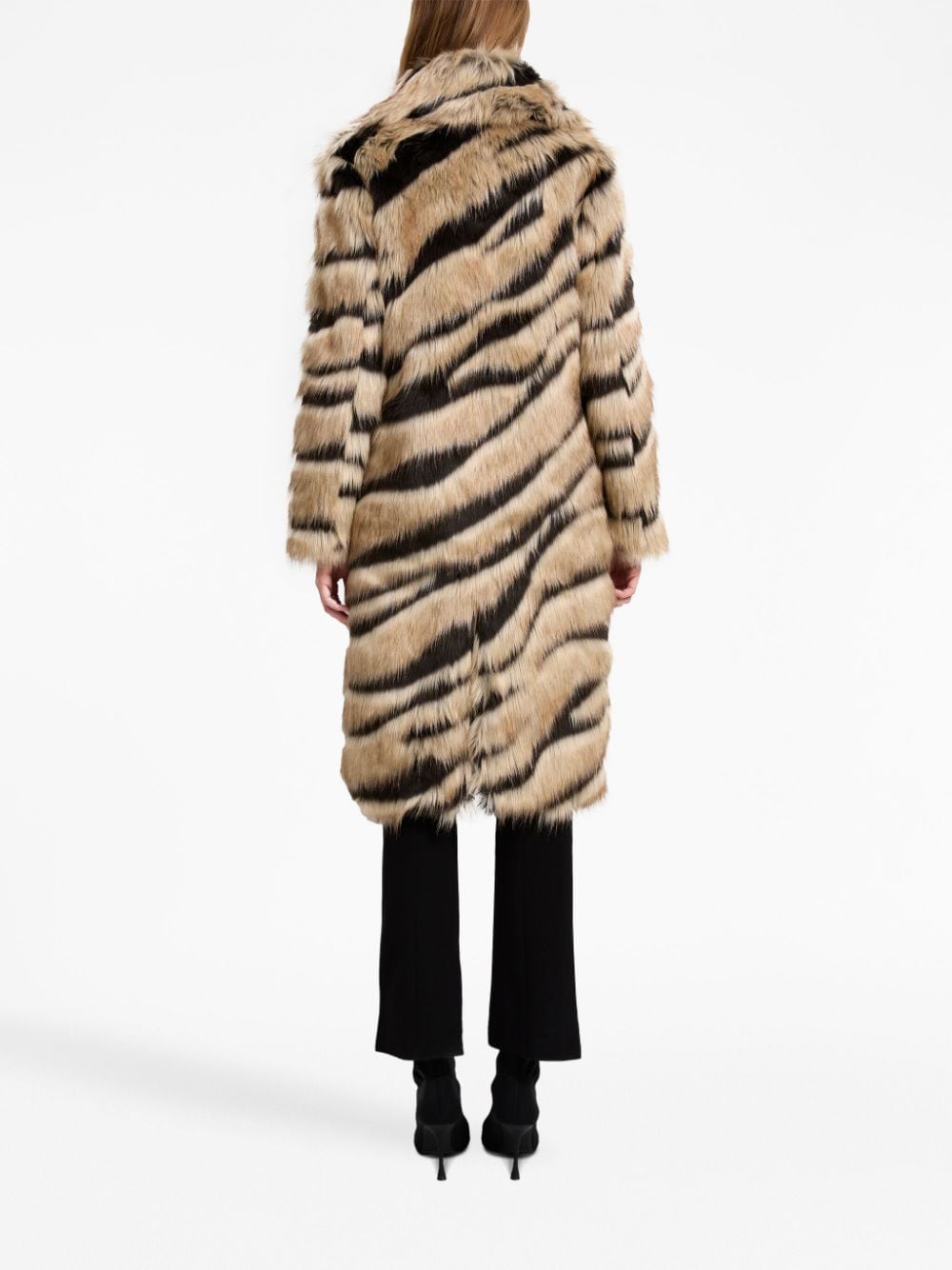 Shop Unreal Fur Bengal Kiss Faux-fur Coat In Neutrals