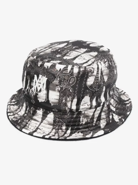 AMIRI logo-embroidered reversible bucket hat