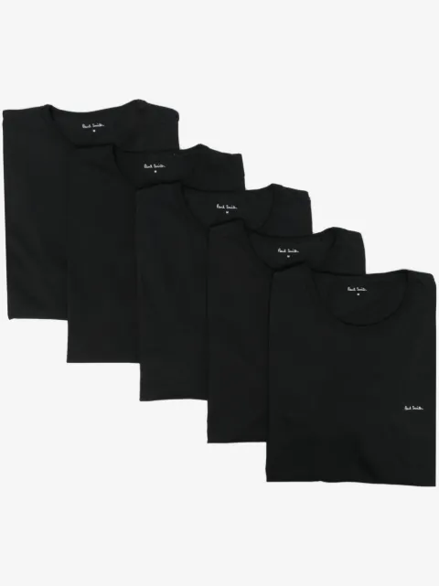 Paul Smith logo-print cotton T-shirt (pack of five)