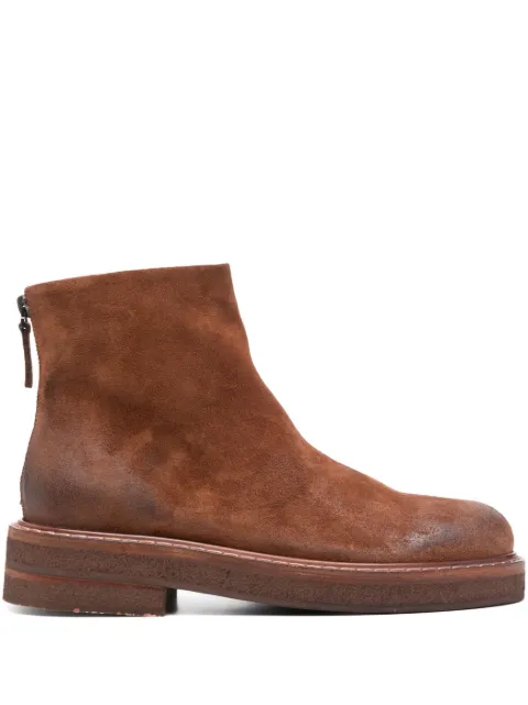 Marsèll leather round-toe ankle boots