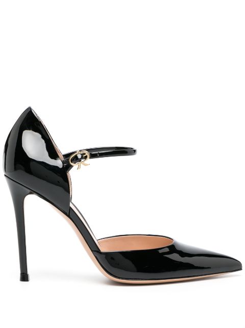 Gianvito Rossi Piper Anklet patent-leather pumps Women