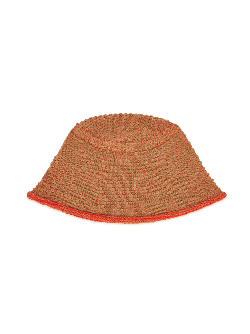 Eckhaus Latta Field crochet-knit hat - Rood