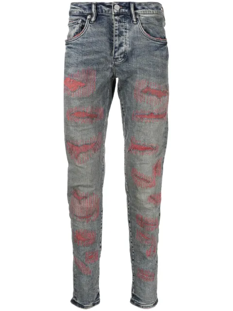 Purple Brand distressed-effect slim-fit jeans