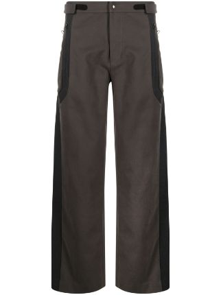 J.LAL Dewal press-stud straight-leg Trousers - Farfetch