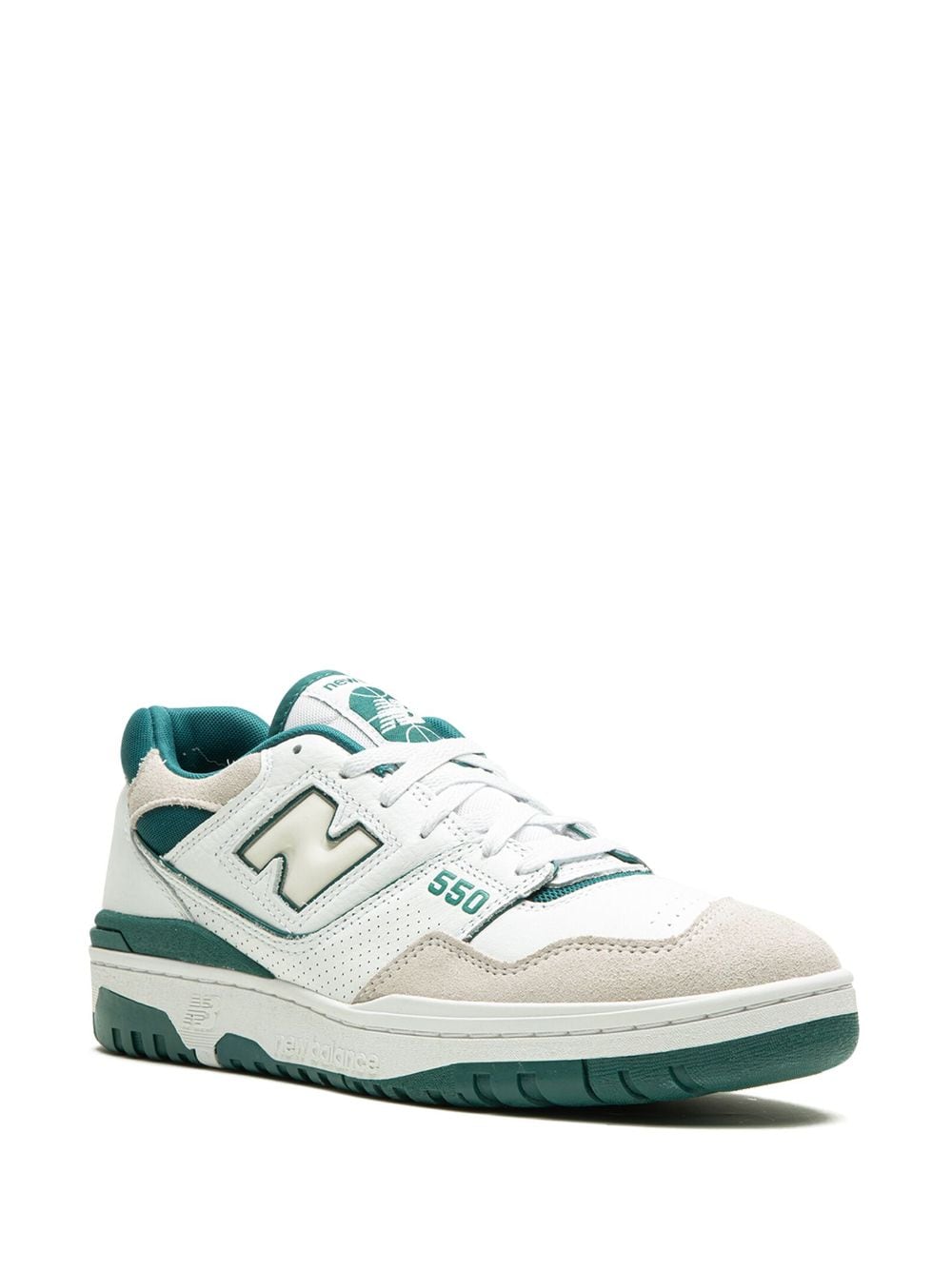 Shop New Balance 550 "vintage Teal" Sneakers In White