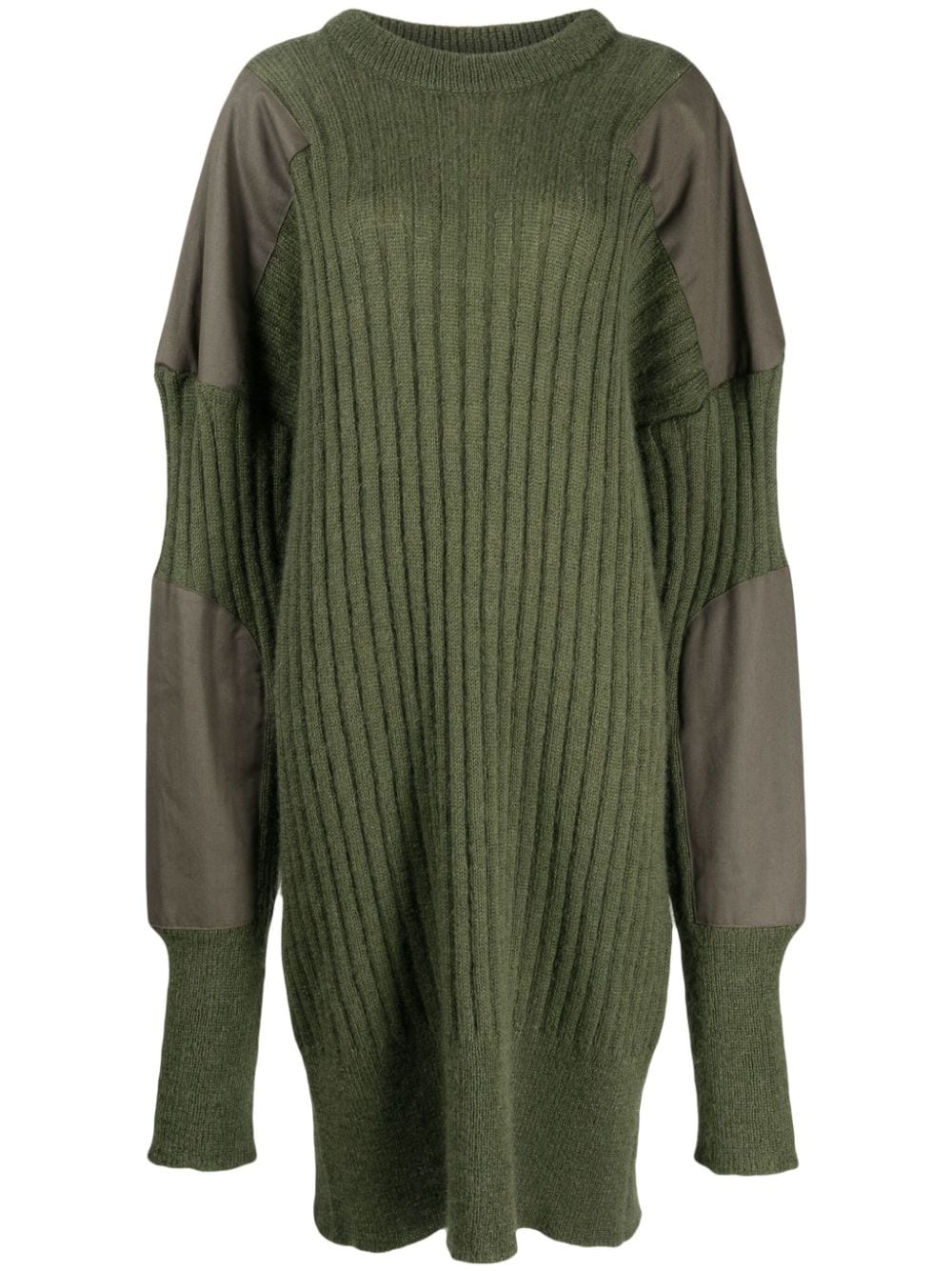 Vaquera knitted midi dress - Verde