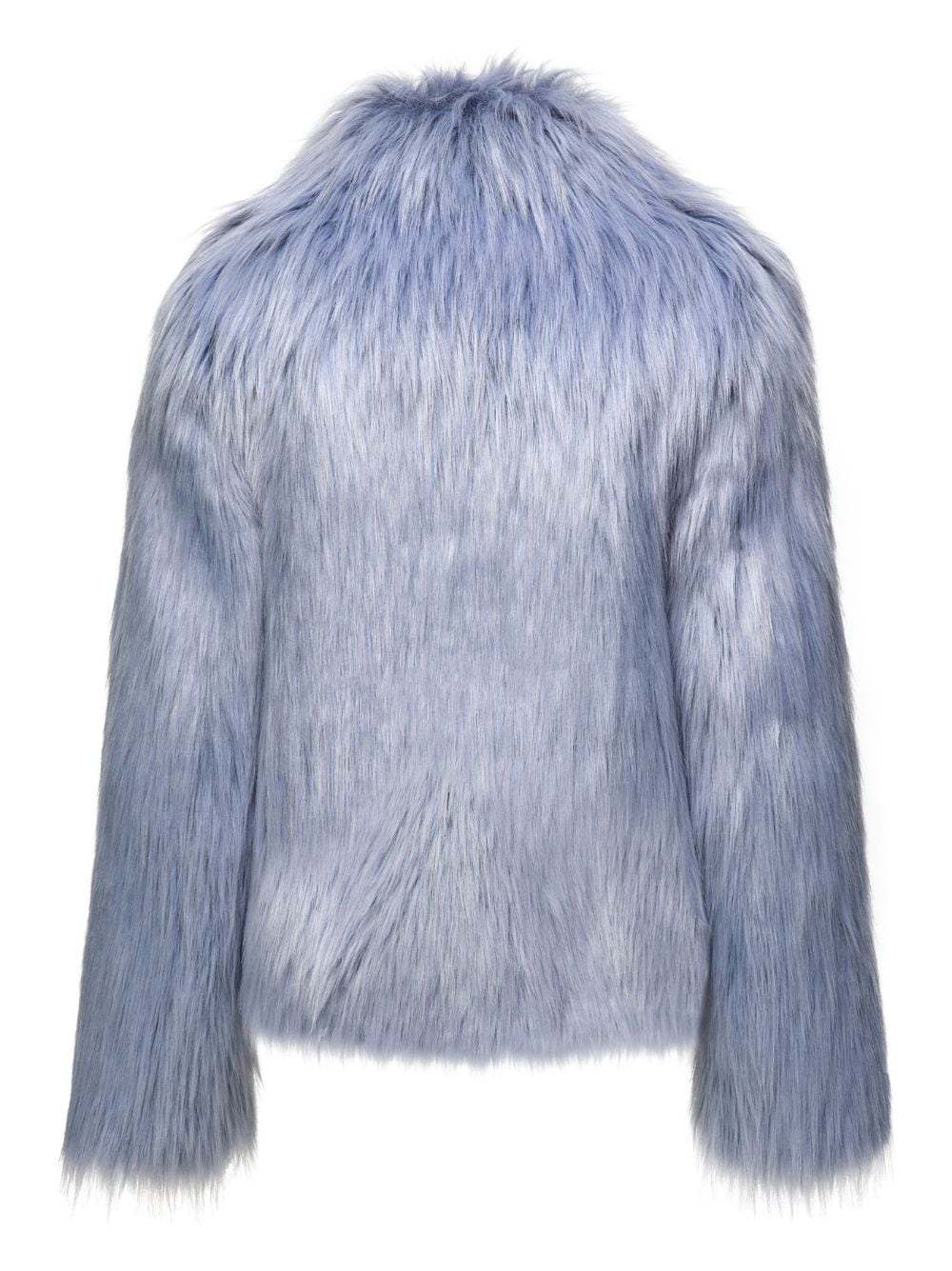 Shop Unreal Fur Faux-fur Long-sleeve Jacket In Blue