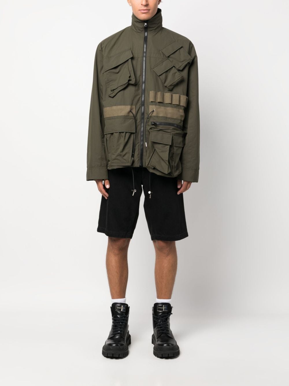 Sacai Matte Blouson Reversible Taffeta Jacket - Farfetch